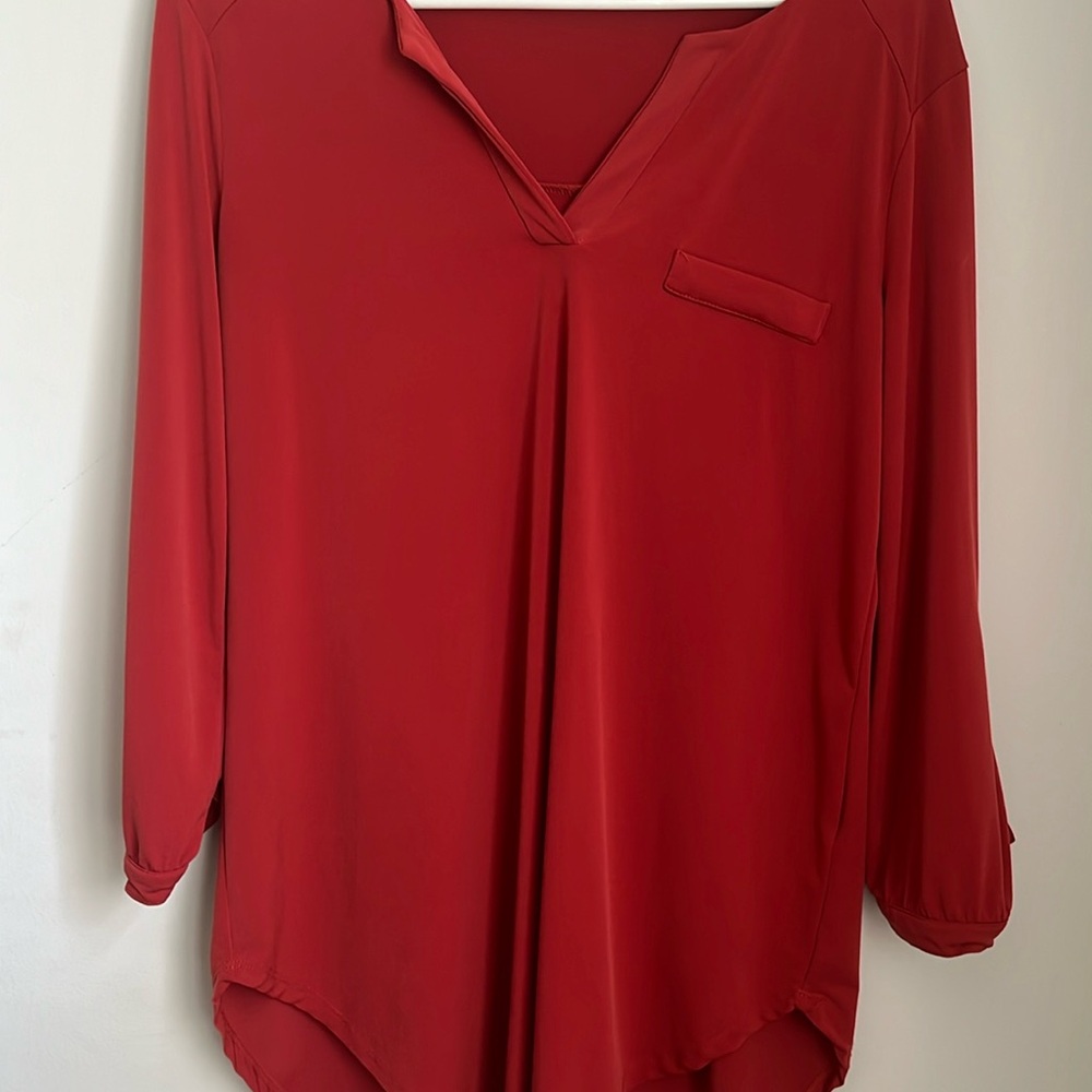 Women’s Burgundy Blouse